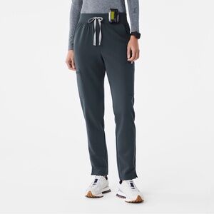 Figs Navy Medical Pants with Moisture-Wicking Fabric